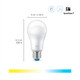 WiZ Smart Lamp 2-pack - Warm tot Koelwit Licht - E27 Mat null