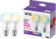 WiZ Smart Lamp 2-pack - Warm tot Koelwit Licht - E27 Mat Main Image
