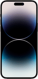 Refurbished iPhone 14 Pro Max 128GB Zwart (Licht gebruikt) voorkant
