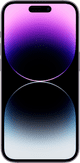 Refurbished iPhone 14 Pro 128GB Paars (Zo goed als nieuw) voorkant