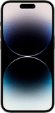 Refurbished iPhone 14 Pro 128GB Zwart (Zo goed als nieuw) voorkant