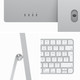 Apple iMac 24 inches (2023) M3 (8-core CPU/10-core) GPU 16GB/256GB Silver QWERTY visual supplier