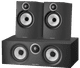 Bowers & Wilkins HTM6 S3 + 606 S3 (per pair) + Black Main Image