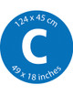 Brabantia Ironing Board Cover C 124x45cm Fresh Breeze visual supplier