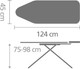 Brabantia Strijkplank C 124 x 45 cm Spring Bubbles visual leverancier