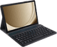 Just in Case Premium Samsung Galaxy Tab A9 Plus Keyboard Cover AZERTY Black left side