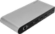 BlueBuilt Station d'Accueil DisplayLink avec USB-C dessus