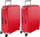 Samsonite S'Cure Spinner 55cm Crimson Red Duo Suitcase Set Main Image