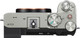 Sony A7C II Body Zilver bovenkant