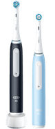 Oral-B iO 3 Black and Blue Duo Pack front