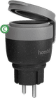 Hombli Smart Plug Outdoor V2 Black front