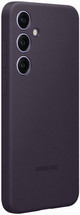 Samsung Galaxy S24 Plus Silicone Back Cover Dark Purple back