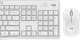 Logitech MK295 Silent Wireless Keyboard and Mouse White QWERTY detail