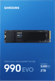 Samsung 990 Evo 2TB PCIe 5.0 M.2 SSD packaging