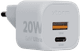 Xtorm Fast Charger with 2 USB Ports 20W White left side