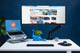 BlueBuilt Monitor Arm Mechanical Spring for 1 Ultrawide Monitor product in use