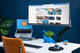 BlueBuilt Monitor Arm Mechanical Spring for 1 Ultrawide Monitor product in use