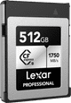 Lexar Professional SILVER 512GB CFexpress Type B linke seite