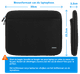 BlueBuilt Laptophoes 30 cm 12-13 inch Zwart + Tradendum Muis visual Coolblue 2