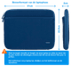 BlueBuilt Laptophoes breedte 31 cm 13 inch M Blauw visual Coolblue 2