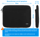 BlueBuilt Laptophoes breedte 33 cm 14 inch M Zwart + Nexum Draadloze muis visual Coolblue 2