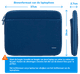 BlueBuilt Laptophoes breedte 37 cm 15-16 inch M Blauw visual Coolblue 2
