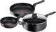 Tefal Hard Titanium Pro Koekenpannenset 24 + 28 cm + Hapjespan 28 cm Main Image