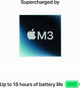 Apple MacBook Air 15 inch (2024) M3 (8 core CPU/10 core GPU) 8GB/512GB Zilver AZERTY visual leverancier