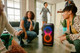 JBL PartyBox Stage 320 + Wired Microphone product in use