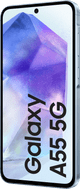 Samsung Galaxy A55 256GB Light Blue 5G + Samsung 25W Fast Charger Black front