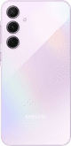 Samsung Galaxy A55 128GB Pink 5G + Samsung 25W Fast Charger Black back