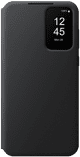 Samsung Galaxy A55 Smart View Book Case Zwart voorkant