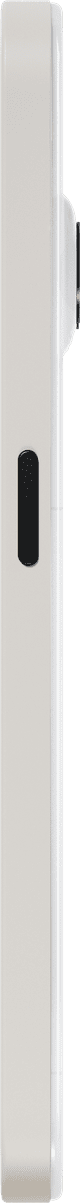 Nothing Phone (2a) 128GB Wit 5G + BlueBuilt Usb C Kabel 1,5m Nylon Zwart rechterkant