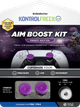KontrolFreek Frenzy AimBoost Thumb Sticks + Precision Rings Purple/Black PS5/PS4 packaging