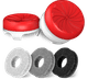 KontrolFreek Inferno AimBoost Thumb Sticks + Precision Rings Red/White Xbox front