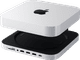 Satechi Aluminium Mac Mini/Mac Studio Support Hub Argent avec Emplacement SSD dessus