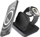 ZENS MagSafe and Qi2 Wireless Charger 15W with Stand and Watch Stand product in use