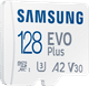 Samsung microSDXC EVO Plus (2024) 128GB left side