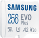 Samsung microSDXC EVO Plus (2024) 256GB left side