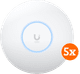 Ubiquiti UniFi U6+ 5-pack Main Image