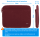 BlueBuilt Laptophoes breedte 36 cm 15-16 inch S Rood visual Coolblue 1