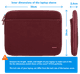 BlueBuilt Laptop Sleeve Width 36cm 15 - 16 inches M Red visual Coolblue 1