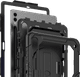 Just in Case Samsung Galaxy Tab S10 / S9 Plus / S9 FE Plus Rotating Backcover Schwarz detail