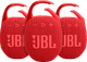 JBL Clip 5 Red 3-pack Main Image
