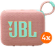 JBL Go 4 Pink 4-pack Main Image
