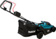 Makita DLM330SM with 4.0Ah Battery + Makita DUR193Z (without battery) left side