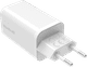 BlueBuilt Power Delivery Oplader met 2 Usb C Poorten 65W Wit achterkant