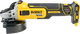 DeWalt DCG405NT-XJ 5,0 Ah Accu (2x) Starterspakket rechterkant