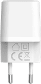 BlueBuilt Power Delivery Oplader 30W + Usb C Kabel 1,5m Nylon Wit voorkant
