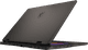 MSI Sword 17 HX B14VFKG-081NL achterkant